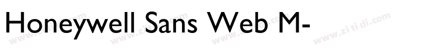 Honeywell Sans Web M字体转换